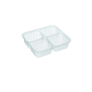 4 BÖLMELİ YEMEK KABI